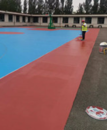 罗江旧篮球场地面改造翻新整改   